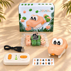 Single Snake in cream with box, remote control, 7 magnetic blocks, USB-C cable and number stickers — 13