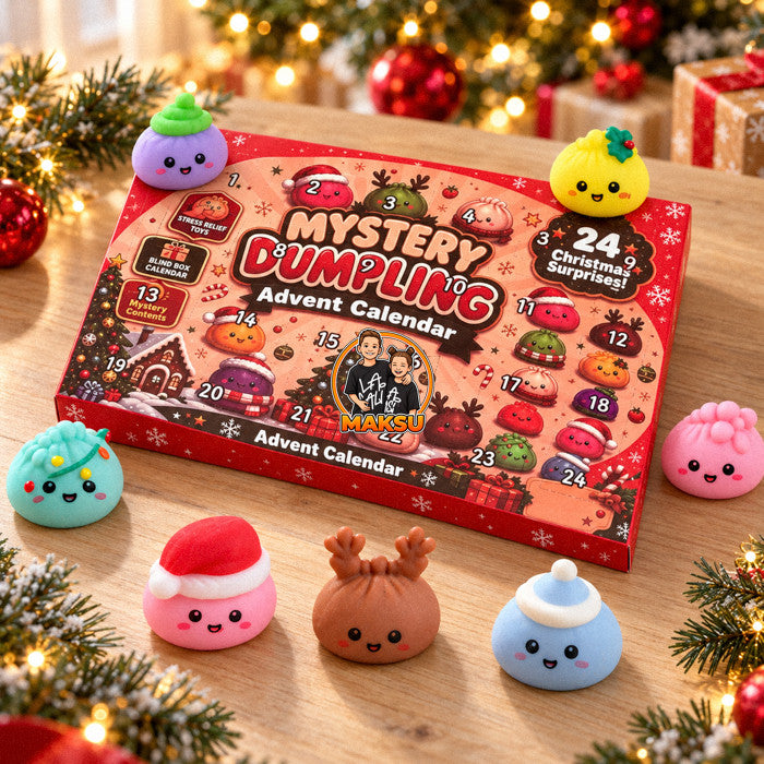 Calendario de Adviento Mystery Dumpling — 24 sorpresas squishy by MAKSU, remote control magnetic snake toy for kids ages 6 and up — photo 1