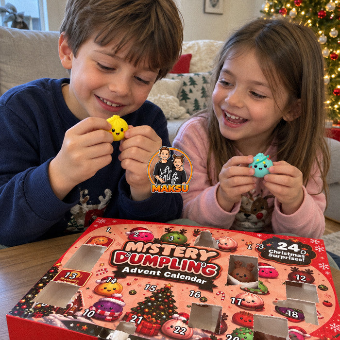 Calendario de Adviento Mystery Dumpling — 24 sorpresas squishy by MAKSU, remote control magnetic snake toy for kids ages 6 and up — photo 6
