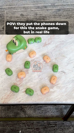 RC Magnetic Greedy Snake in action: the snake eats blocks and grows — 2